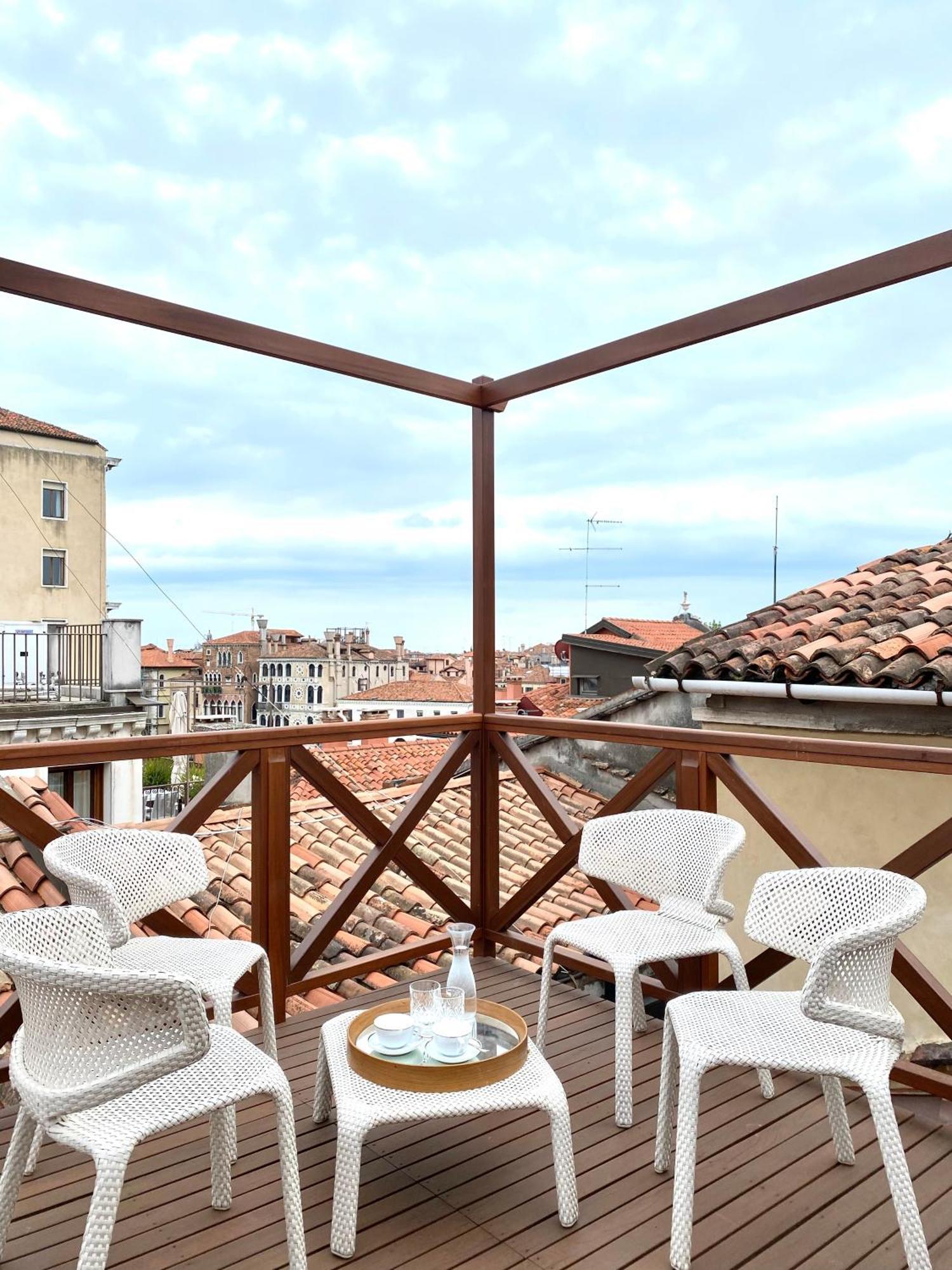 Apartmán Roof-Top Terrace Vicino San Marco E Canale Grande Benátky Exteriér fotografie